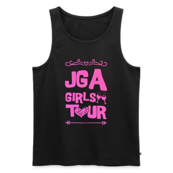 Jga Junggesellinnen Party - Männer Premium Bio Tank Top - Schwarz - Vorne - Michal (187cm)