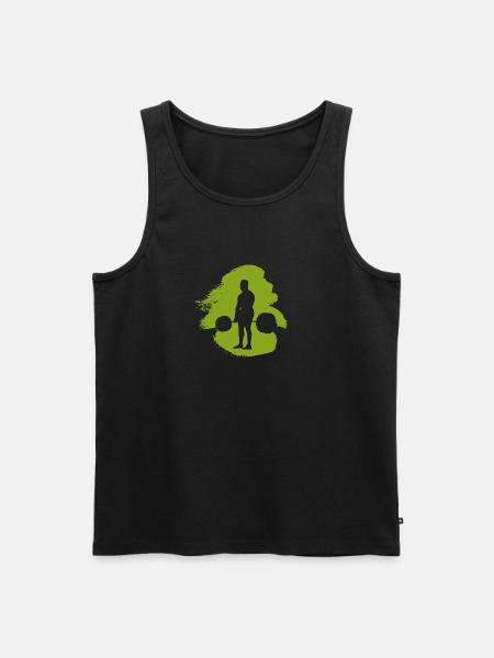 Bodybuilder Kraftsport Weightlifting - Männer Premium Bio Tank Top - Schwarz