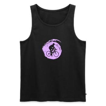Cyclisme Cyclisme - Débardeur bio Premium Homme - noir - Devant - Michal (187cm)