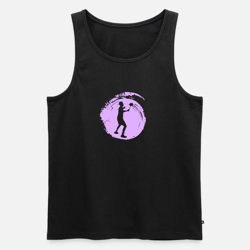 Drop Smash - Männer Premium Bio Tank Top - Schwarz