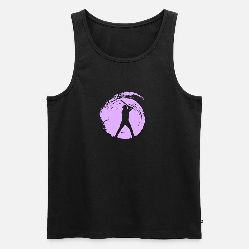 Baserunning Baserunner - Männer Premium Bio Tank Top - Schwarz