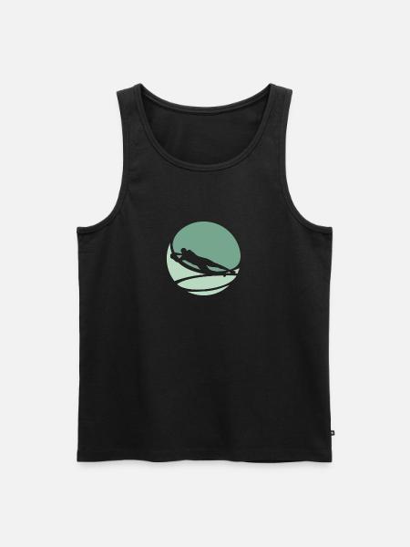 Fußballer Verteidiger Verteidiger - Männer Premium Bio Tank Top - Schwarz