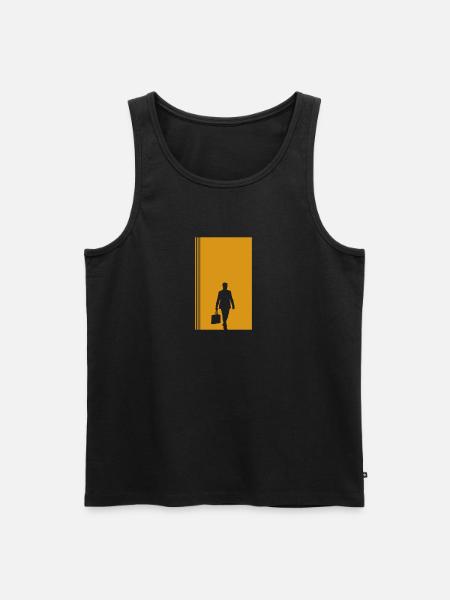 Bänker Wallstreet Banking - Männer Premium Bio Tank Top - Schwarz