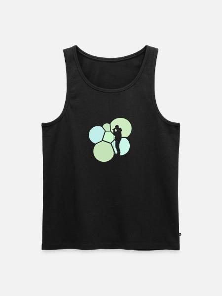 Beatboxing Streetmind Beatboxer - Männer Premium Bio Tank Top - Schwarz