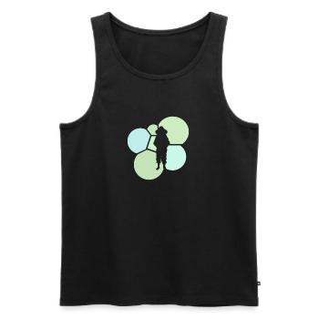 Bienen Beekeeping Wabe - Männer Premium Bio Tank Top - Schwarz - Vorne - AI Model Male 178 light (178cm)
