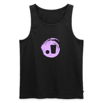 Partymonster Beerpong Bierflasche - Männer Premium Bio Tank Top - Schwarz - Vorne - AI Model Male 178 light (178cm)