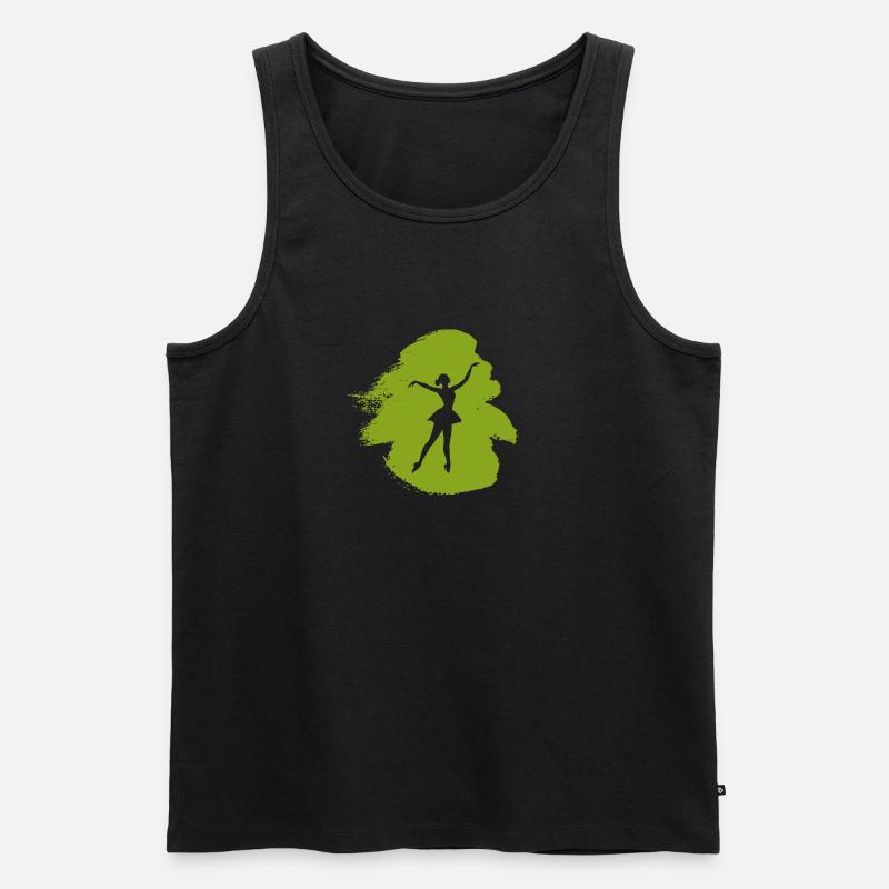 Ballerina Oper Schwanensee - Männer Premium Bio Tank Top - Schwarz