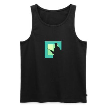 Billiard Ball Billiard Player Billiards - Men's Premium Organic Tank Top - black - Front - Michal (187cm)