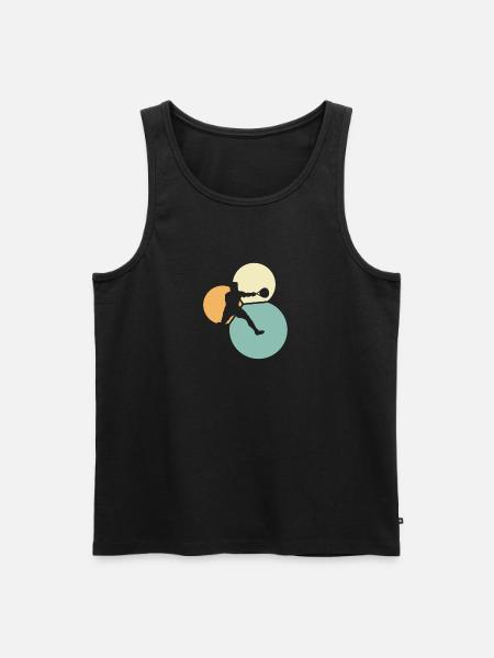Squashspieler Squashspieler Squashschläger - Männer Premium Bio Tank Top - Schwarz