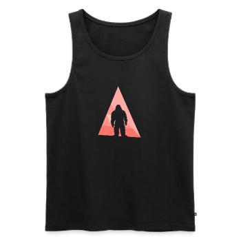 Bigfoot Big foot Lochness - Débardeur bio Premium Homme - noir - Devant - Michal (187cm)