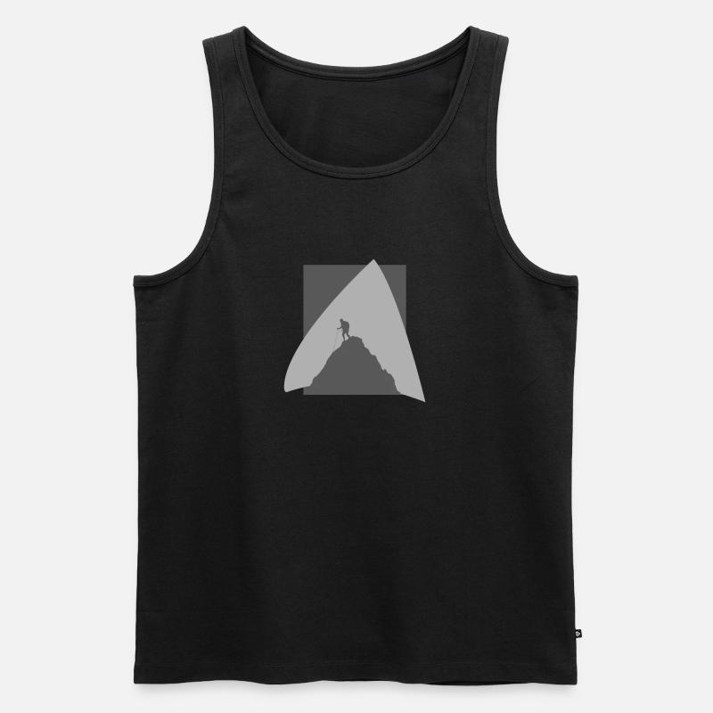 Felsklettern Klettern Kletterer - Männer Premium Bio Tank Top - Schwarz
