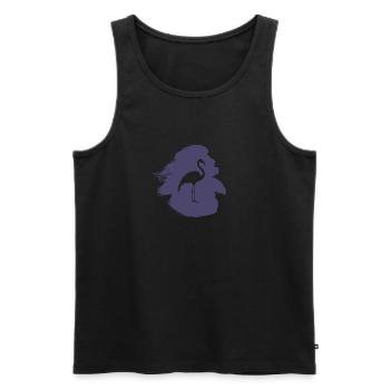 Exotisch Wasservogel Exotisch - Männer Premium Bio Tank Top - Schwarz - Vorne - AI Model Male 178 light (178cm)