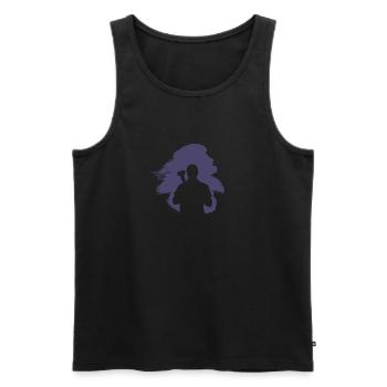 Workshop Mechanic Wrench - Men's Premium Organic Tank Top - black - Front - AI Model Male 178 light (178cm)