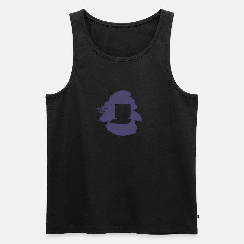 PC Internet Computer - Männer Premium Bio Tank Top - Schwarz