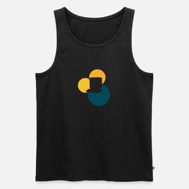 PC Computer Tech - Men's Premium Organic Tank Top - black