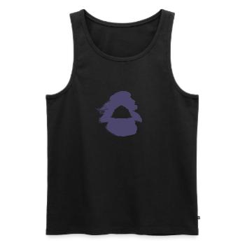 Zelt Camper Zelten - Männer Premium Bio Tank Top - Schwarz - Vorne - AI Model Male 178 light (178cm)