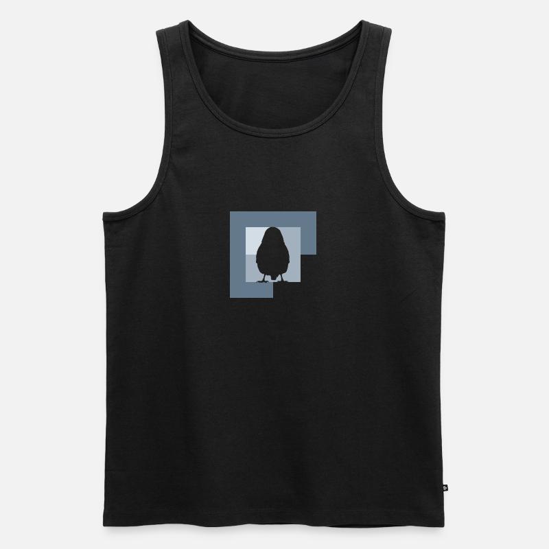 Perruche Oiseaux Perruche - Débardeur bio Premium Homme - noir