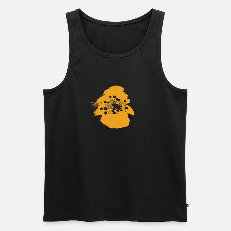 Cryptowährung Cryptowährung Crypto - Männer Premium Bio Tank Top - Schwarz