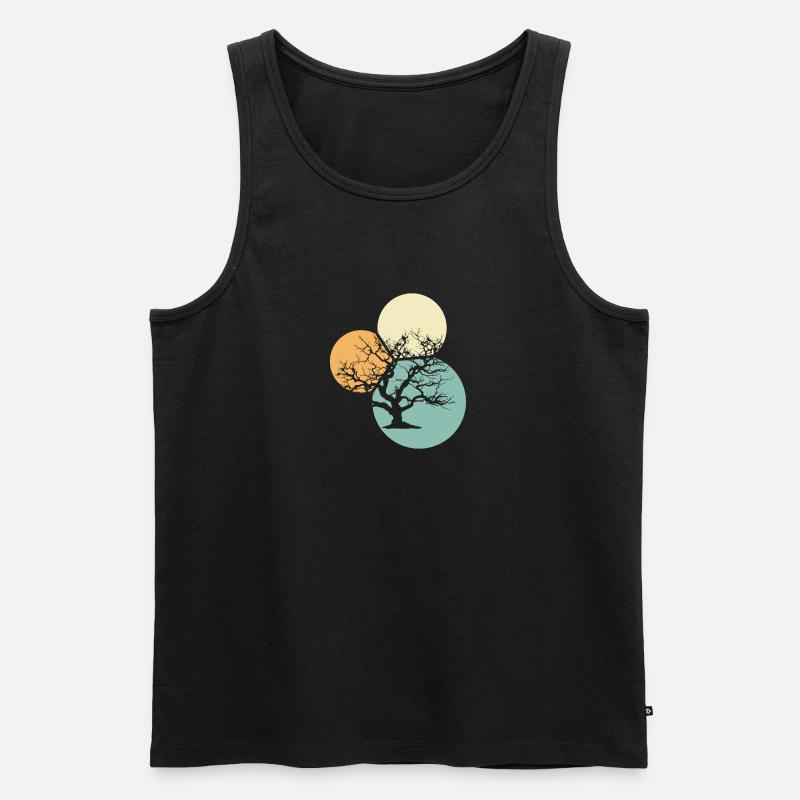 Botanisch Pflanzenkunde Botanisch - Männer Premium Bio Tank Top - Schwarz