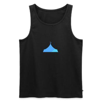 Zirkus Circus Clown - Männer Premium Bio Tank Top - Schwarz - Vorne - AI Model Male 178 light (178cm)