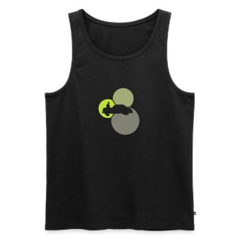 Workshop Mechanic Mechanic - Men's Premium Organic Tank Top - black - Front - AI Model Male 178 light (178cm)