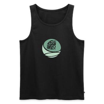 Mouse Milk Milk - Men's Premium Organic Tank Top - black - Front - AI Model Male 178 light (178cm)