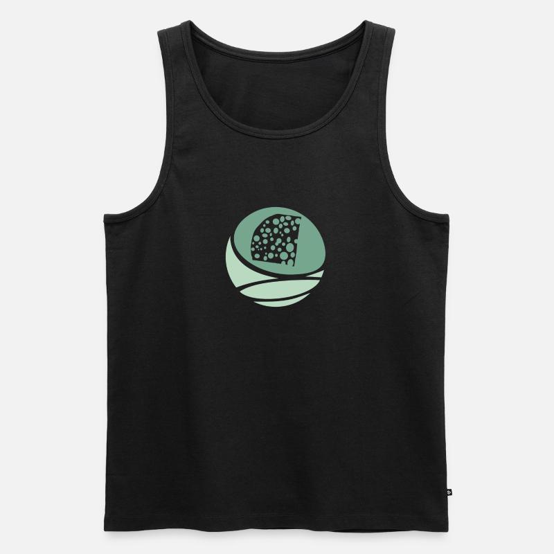 Maus Milch Milch - Männer Premium Bio Tank Top - Schwarz
