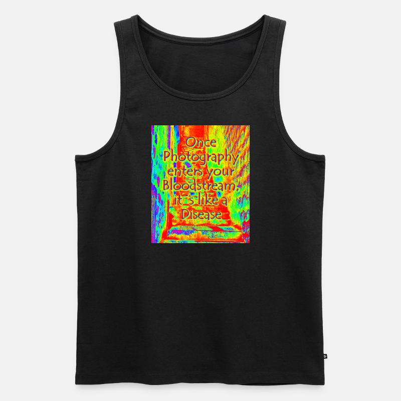 phtotography disease red - Männer Premium Bio Tank Top - undefined