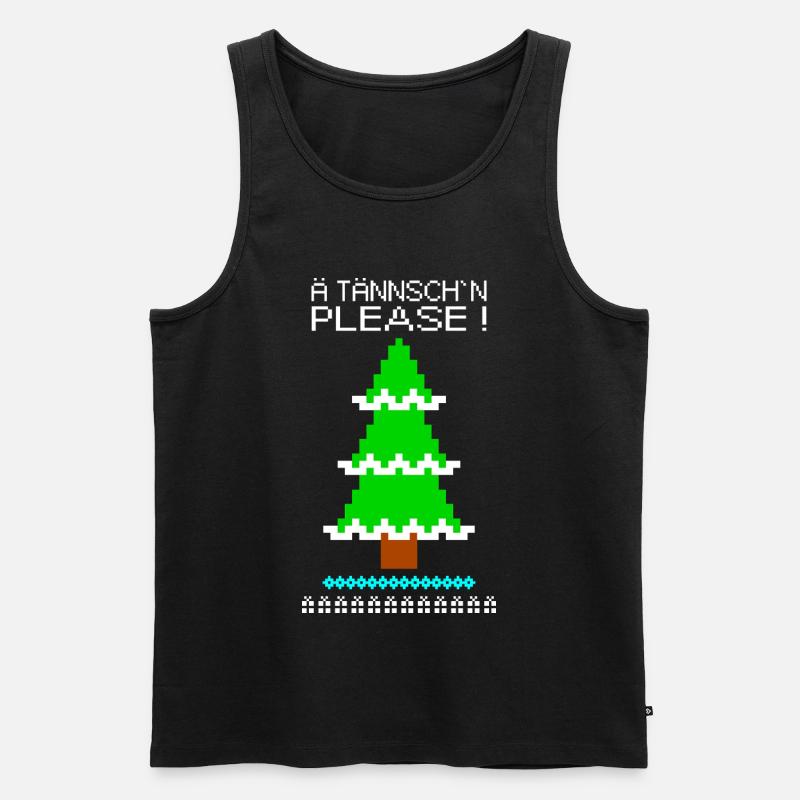 ä tännsch´n please - Männer Premium Bio Tank Top - Schwarz
