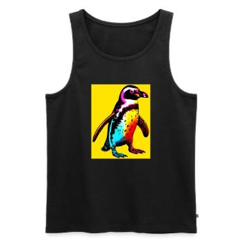 pingouin - Débardeur bio Premium Homme - noir - Devant - Michal (187cm)