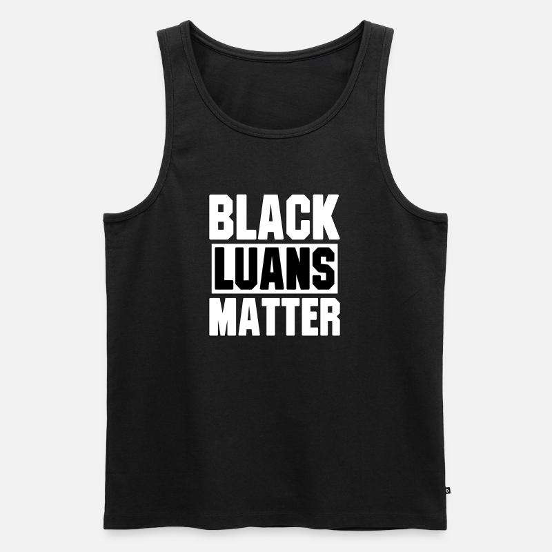Black Luans Matter - Männer Premium Bio Tank Top - Schwarz