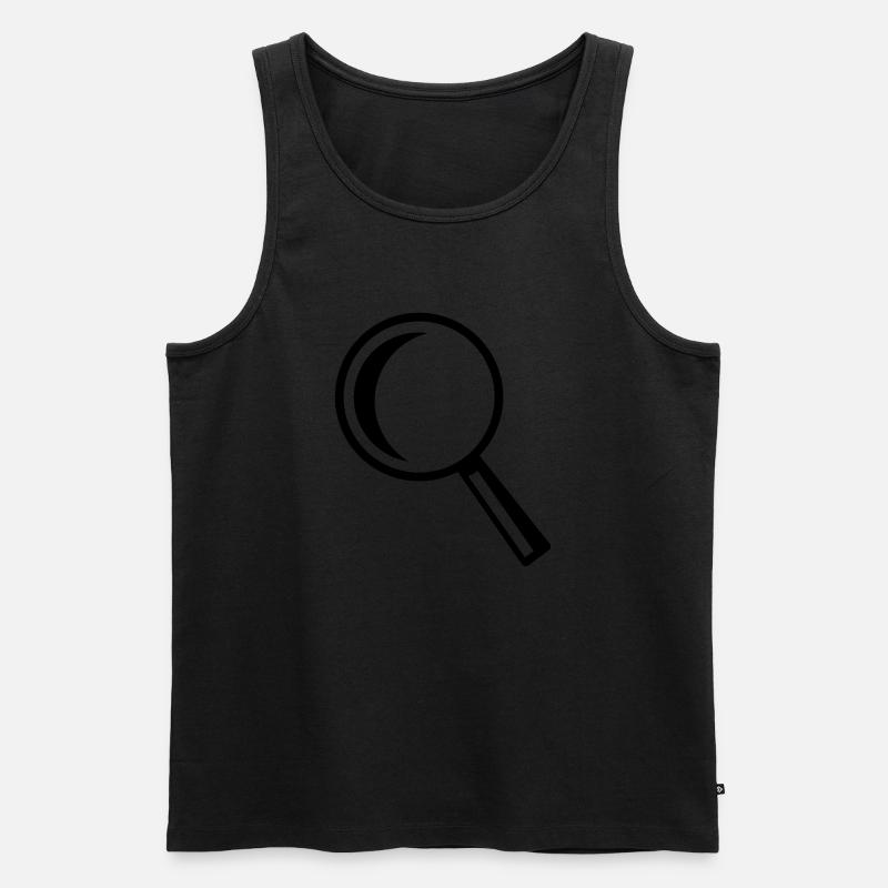 lupe_f1 - Männer Premium Bio Tank Top - Schwarz
