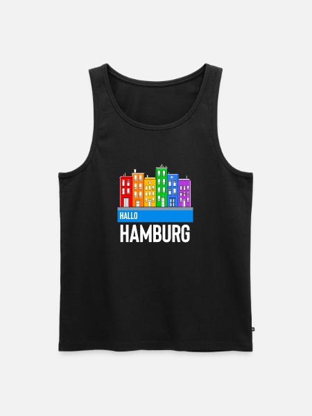 Hambourg - Débardeur bio Premium Homme - noir
