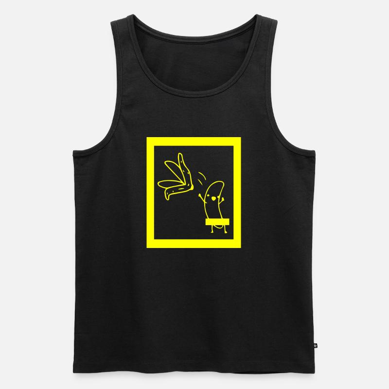 Fun Spaß Lustige - Männer Premium Bio Tank Top - Schwarz