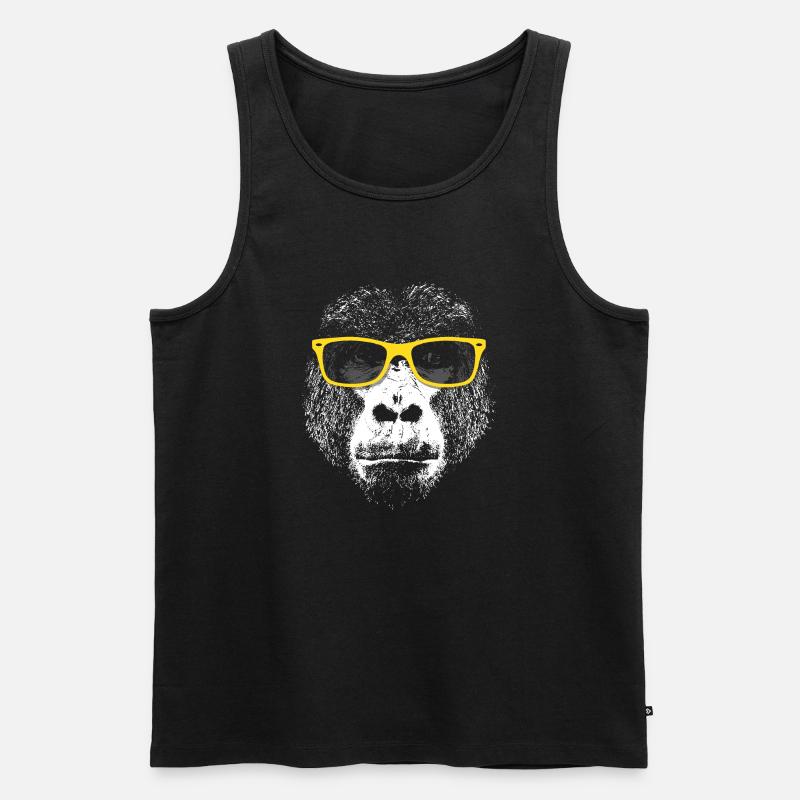 Gorilla - Männer Premium Bio Tank Top - undefined