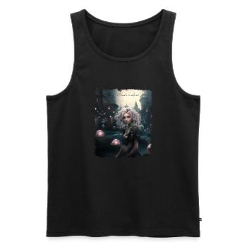 La fille de l'eau - Débardeur bio Premium Homme - noir - Devant - AI Model Male 178 light (178cm)