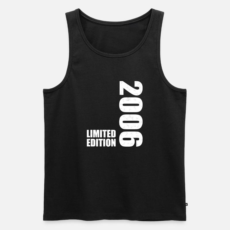 2006 Limited Edition - Männer Premium Bio Tank Top - Schwarz