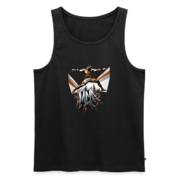 MMA, Mixed martial arts - Männer Premium Bio Tank Top - Schwarz - Vorne - Michal (187cm)