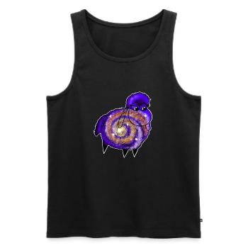 Wolly Sheepling Galaxy Gaming - Men's Premium Organic Tank Top - black - Front - AI Model Male 178 light (178cm)