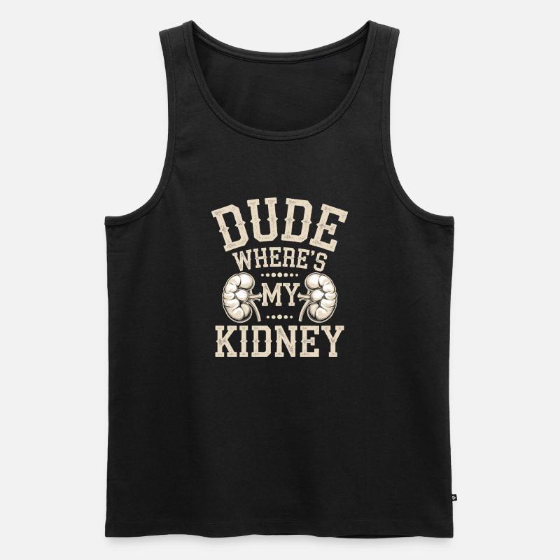 Witzige Genesungsidee - Männer Premium Bio Tank Top - Schwarz