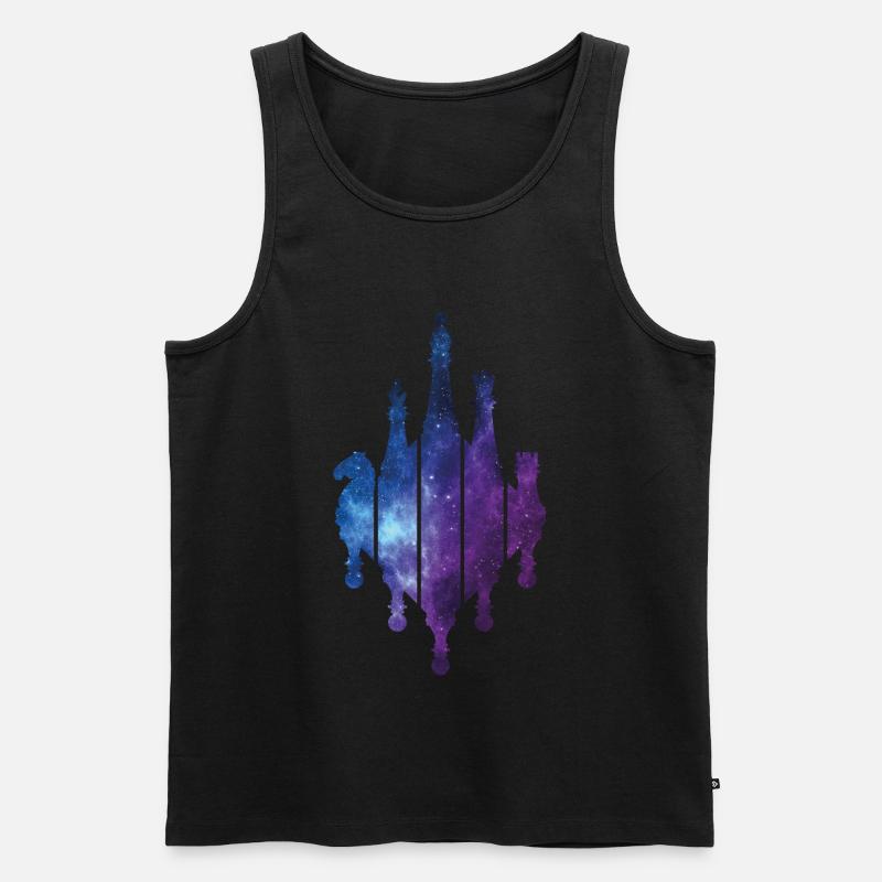 SCHACHSPIEL SCHACH - Männer Premium Bio Tank Top - Schwarz
