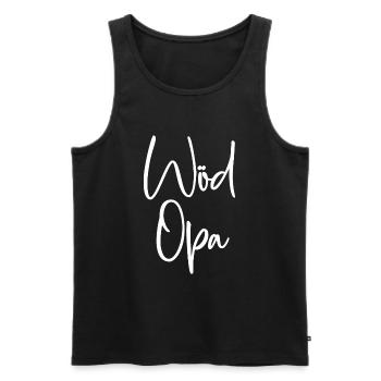 Wöd Opa Österreich bester Opa Großvater Österreich - Männer Premium Bio Tank Top - Schwarz - Vorne - AI Model Male 178 light (178cm)