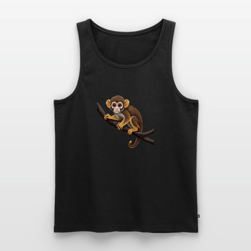 Squirrel monkey Squirrel monkey monkey monkey baby Men's Premium Organic Tank Top