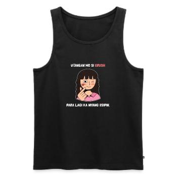 Fil-Am Crush Design pour les fiers Pinoys - Débardeur bio Premium Homme - noir - Devant - Michal (187cm)