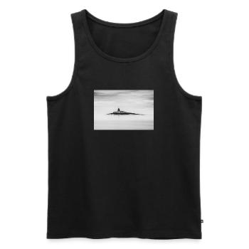 Submarine - Men's Premium Organic Tank Top - black - Front - AI Model Male 178 light (178cm)