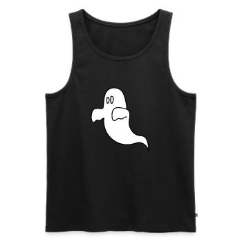Geist - Männer Premium Bio Tank Top - Schwarz - Vorne - Michal (187cm)