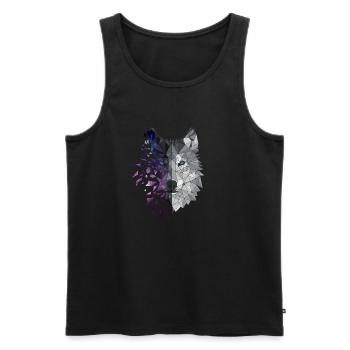 BOWLJOB - Männer Premium Bio Tank Top - Schwarz - Vorne - Michal (187cm)
