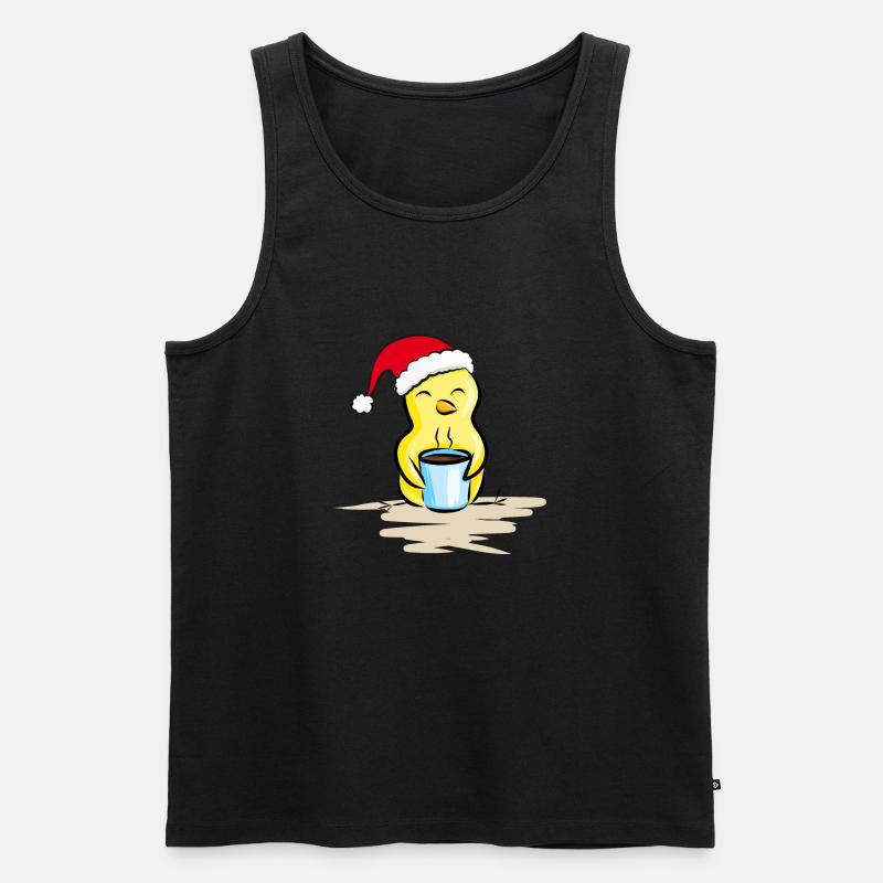 Küken - Männer Premium Bio Tank Top - Schwarz