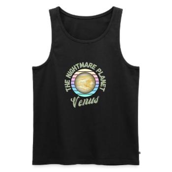 The Nightmare Planet - Venus - Men's Premium Organic Tank Top - black - Front - Michal (187cm)