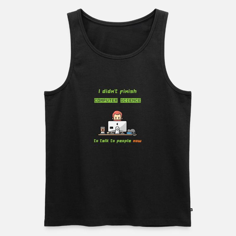 Fachinformatiker, Informatik - Männer Premium Bio Tank Top - Schwarz